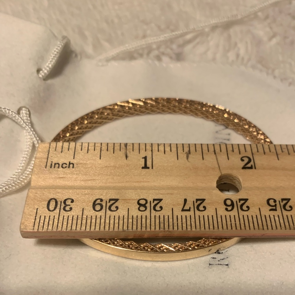Roberto Coin 18k Rose Gold Golden Gate Symphony Bangle - Picture 5 of 8